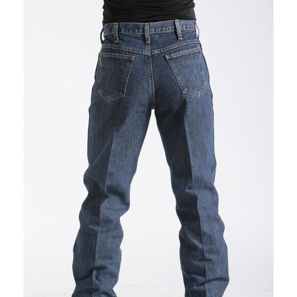 Cinch Men's Green Label Dark Wash Relaxed Denim Jeans Western Cowboy size 36x32 - Picture 10 of 10